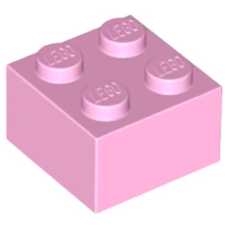 Steen 2x2 Bright Pink